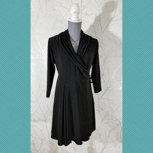double tie wrap dress